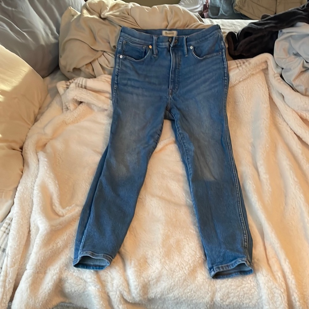 Madewell 10” high rise skinny crop